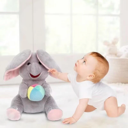 Peekaboo Buddy – Interactieve Knuffelolifant