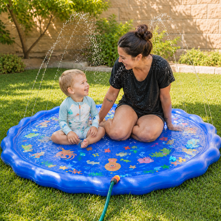 XL Waterspeelmat 150 cm – Eindeloos Spetterplezier