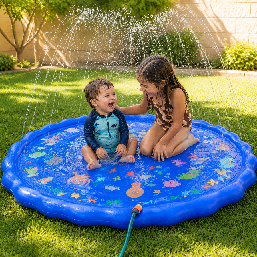 XL Waterspeelmat 150 cm – Eindeloos Spetterplezier