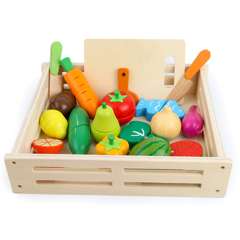 Woods™ | Houten groente en fruit kistje