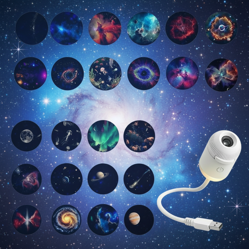 Magische Galaxy Lamp Voor Ontspanning & Sfeer