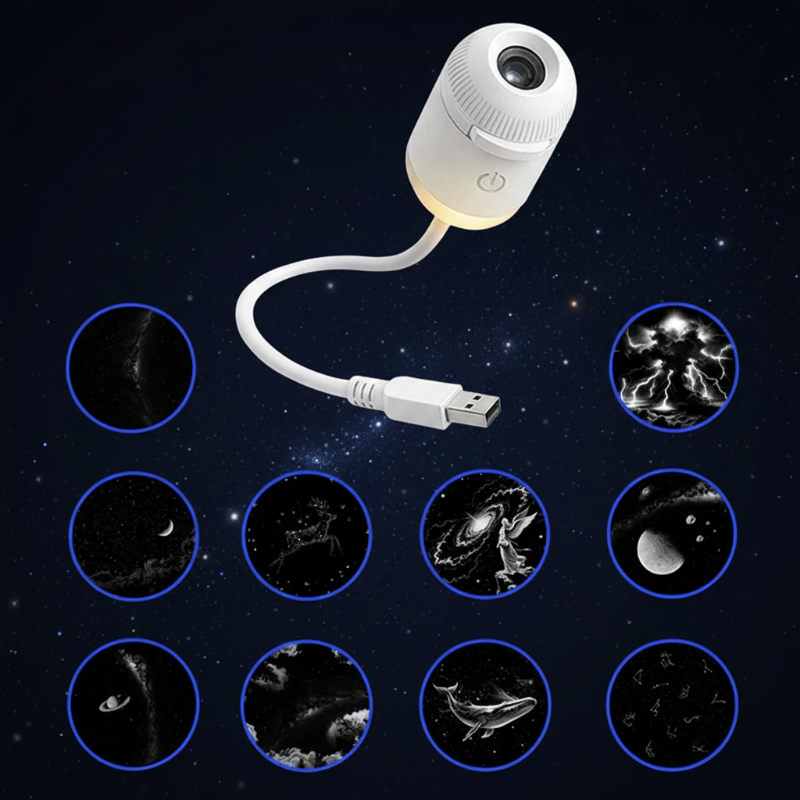 Magische Galaxy Lamp Voor Ontspanning & Sfeer
