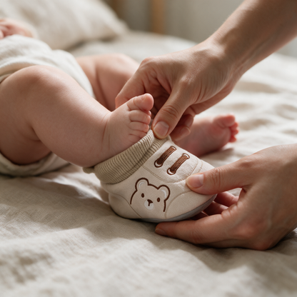Baby Sneaker-Sokjes met Antislip