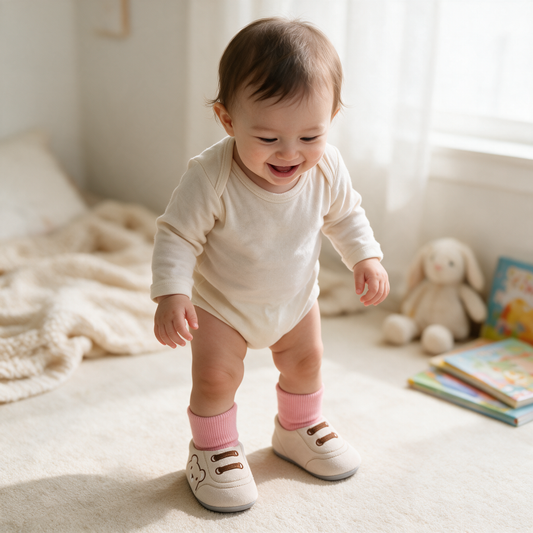 Baby Sneaker-Sokjes met Antislip