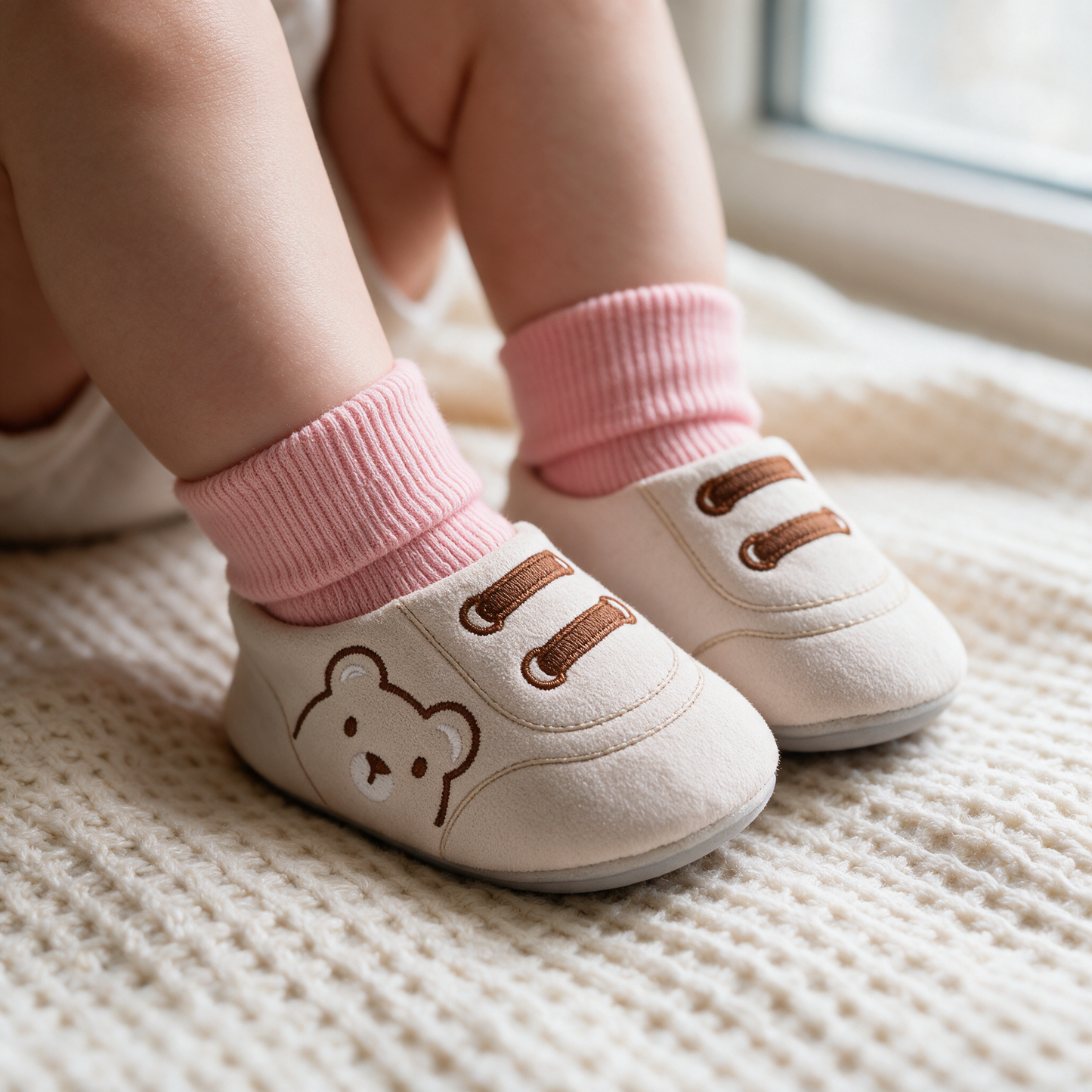 Baby Sneaker-Sokjes met Antislip