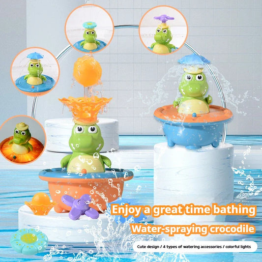 Krokodil Splash Buddy – Interactief Badspeelgoed met Waterfontein voor Kinderen