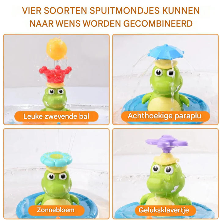 Splash Krokodil Met Waterfontein